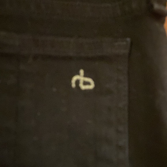 Rag & Bone Stiletto Boot Black Jeans size 30 - Picture 3 of 4